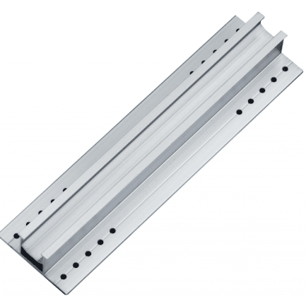 MINI PERFIL DE ALUMINIO PARA MONTAJE DE PANELES SOLARES 0,4MTS